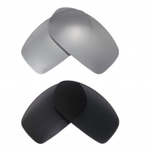New Walleva Titanium + Black Polarized Replacement Lenses For Bolle Recoil Sunglasses